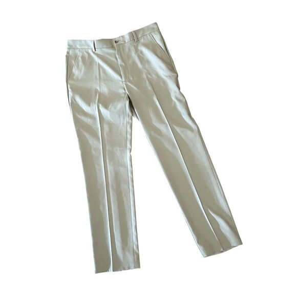 NWT Greg Norman Mens Classic Pro-fit Pants Size 34x32 Performance Wear Work Golf - Picture 1 of 10